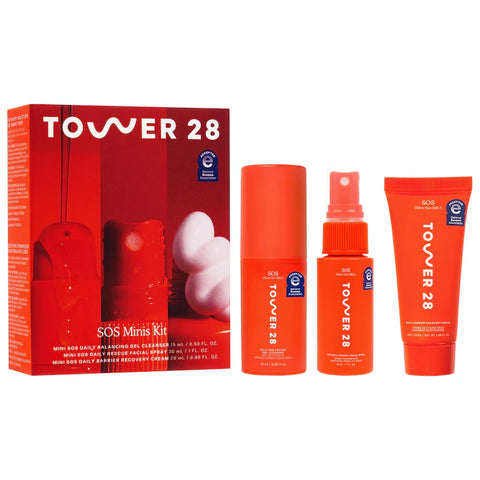 SET TOWER 28 MINI SOS SKINCARE BESTSELLERS TRAVEL SIZE  PREVENTA
