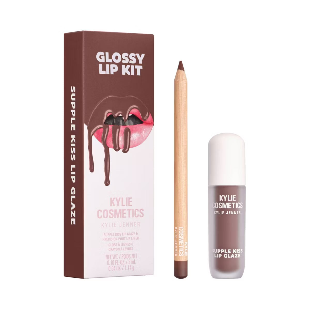 KYLIE COSMETICS GLOSSY LIP KIT ESPRESSO