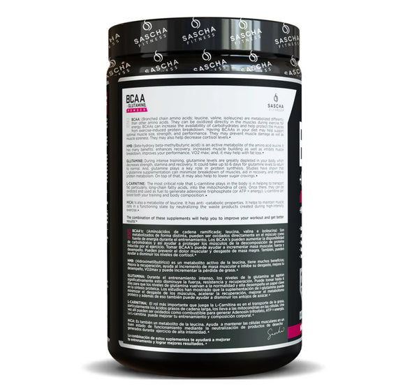 SASCHA FITNESS BCAA GRAPE 25 SERVINGS PREVENTA