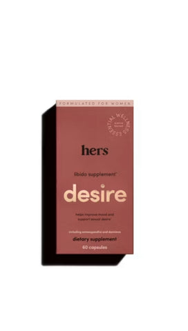 HERS DESIRE LIBIDO SUPPLEMENT 60U PREVENTA