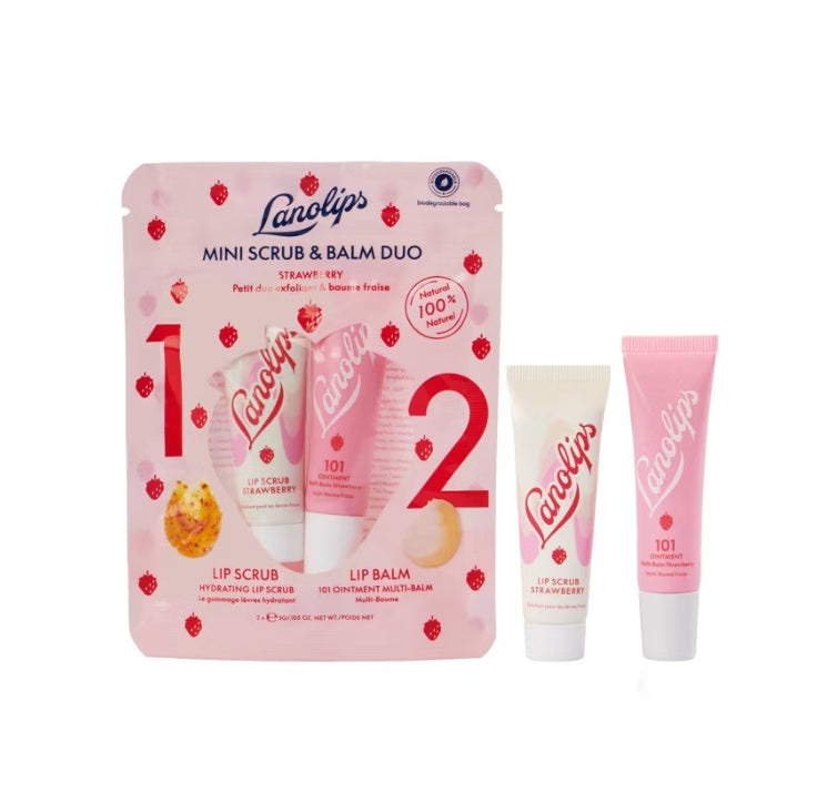 SET LANOLIPS 101 STRAWBERRY MINI