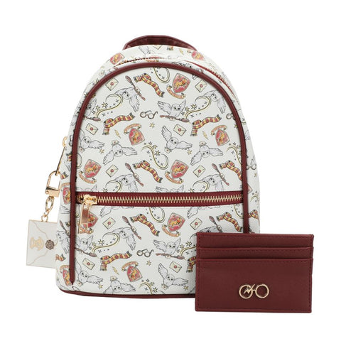 HARRY POTTER SET REGALO MOCHILA +TARJETERO +LLAVERO PREVENTA