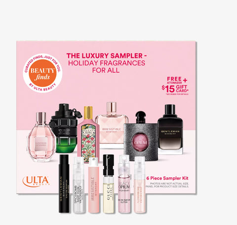 ULTA BEAUTY THE LUXURY SAMPLER HOLIDAY FRAGANCES FOR ALL NAVIDAD PREVENTA