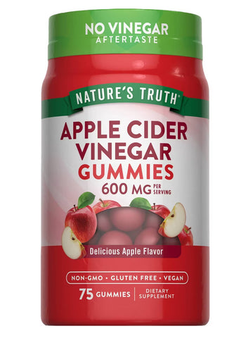 NATURE TRUTH GOMITAS VINAGRE DE MANZANA 75 UNIDADES