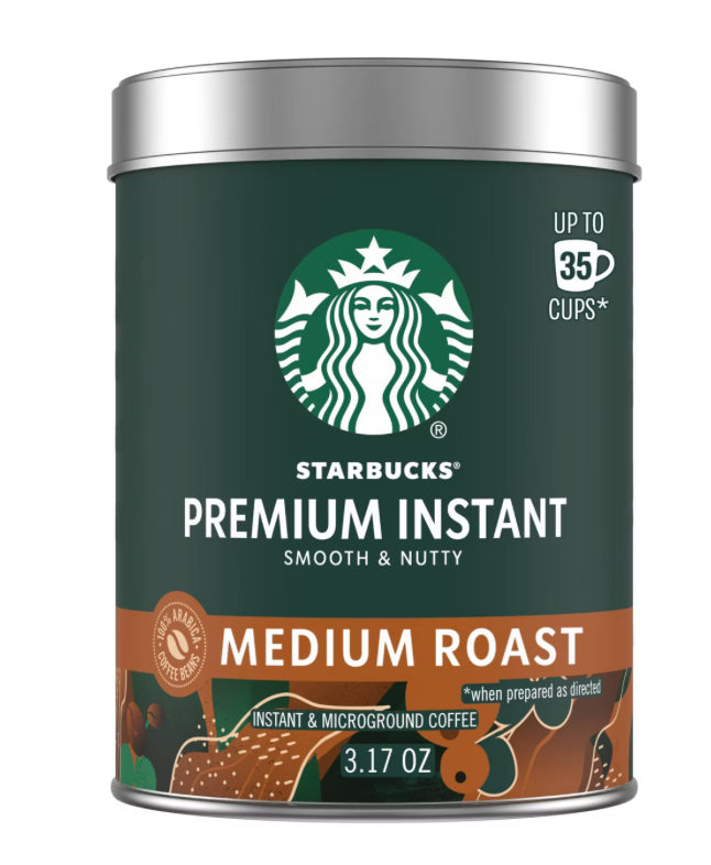 STARBUCKS MÉDIUM ROAST PREMIUM CAFE INSTANTÁNEO