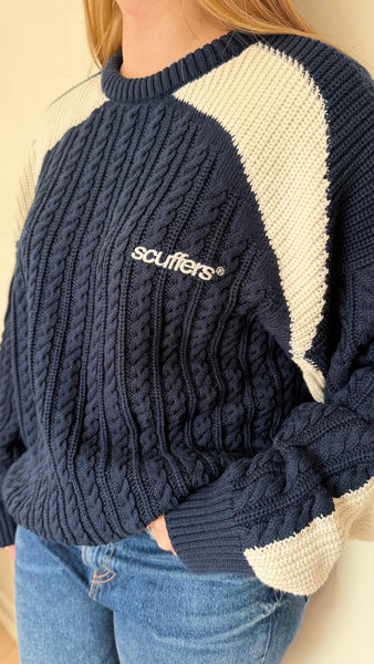 SCUFFERS CHALECO NAVY TALLA M PREVENTA