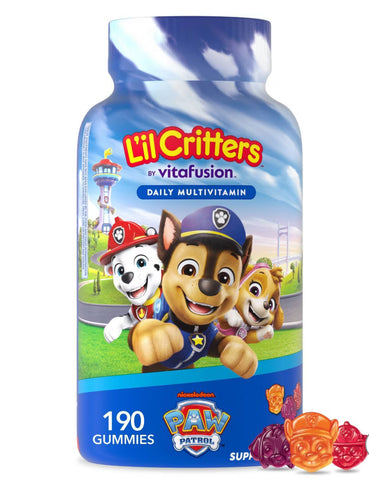 LIL CRITTERS GOMITAS MULTIVITAMINICO 190U PAW PATROL