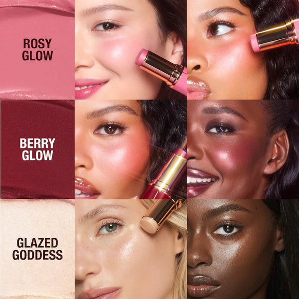 CHARLOTTE TILBURY MINI UNREAL BLUSH AND GLOW TRIO SET  PREVENTA