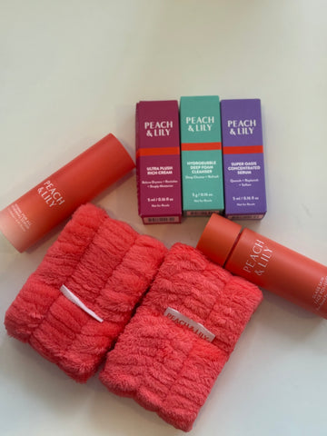 SET PEACH AND LILY SKIN CARE TRAVEL SIZE EDICIÓN MEGA LIMITADA