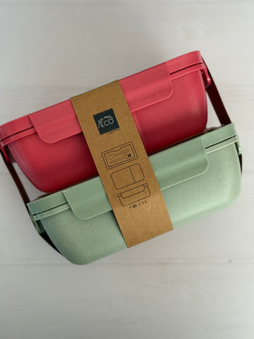 LUNCH BOX PACK 2 SANDÍA Y VERDE AGUA