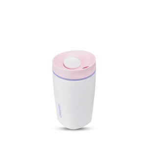 OWALA COFFE CUP SMOOTHSIP 12 OZ LILA CON TAPA ROSADA PREVENTA