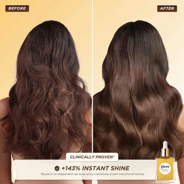 GISOU GLOW ALL THE WAY HAIR AND LIP GFT SET