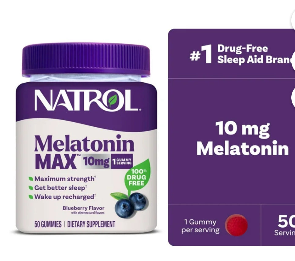 NATROL MELATONINA MAX 10MG  50U