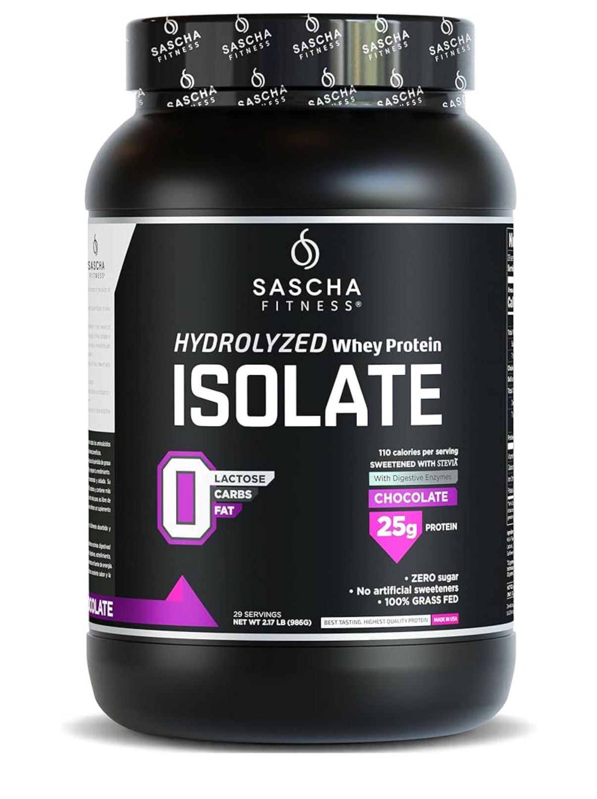 SASCHA FITNESS WHEY PROTEIN 29 SERVINGS CHOCOLATE PREVENTA