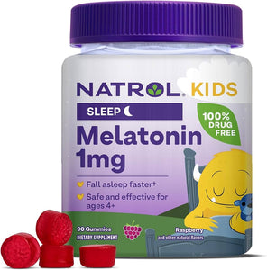 GOMITAS MELATONINA NATROL 1 MG MELATONINA  KIDS 90U