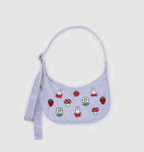 BAGGU CARTERA SMALL NYLON CRESCENT BAG EMBROIDERED MIFFY PREVENTA