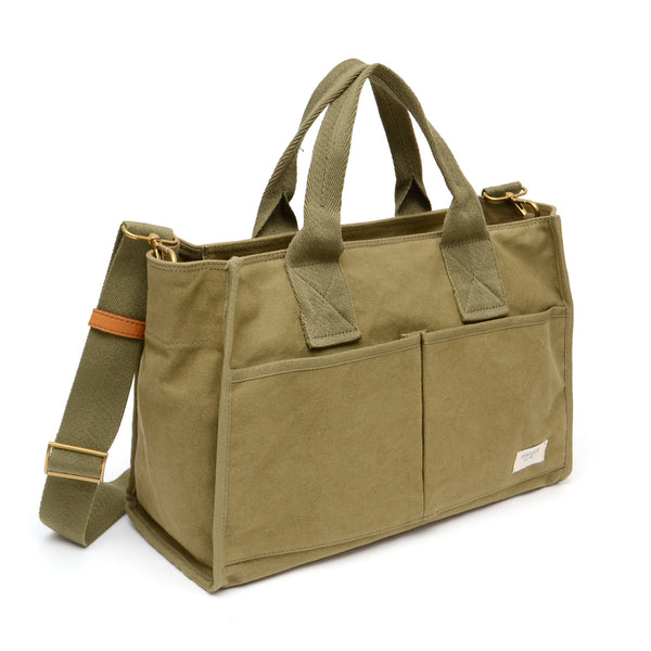 CARTERA TOTE  MARGOT NEW YORK VERDE MILITAR