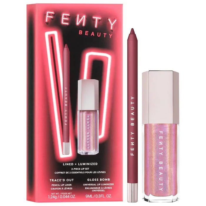 SET FENTY BEAUTY LINED + LUMINIZED LIP NAVIDAD PREVENTA