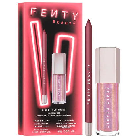 SET FENTY BEAUTY LINED + LUMINIZED LIP NAVIDAD PREVENTA