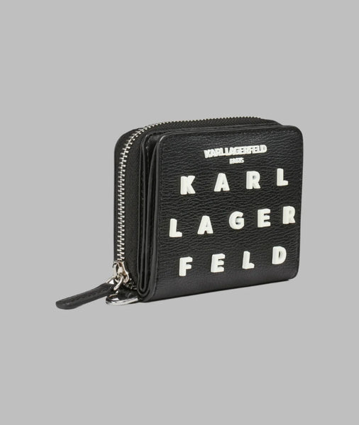 KARL LAGERFELD TARJETERO BILLETERA NEGRO PREVENTA