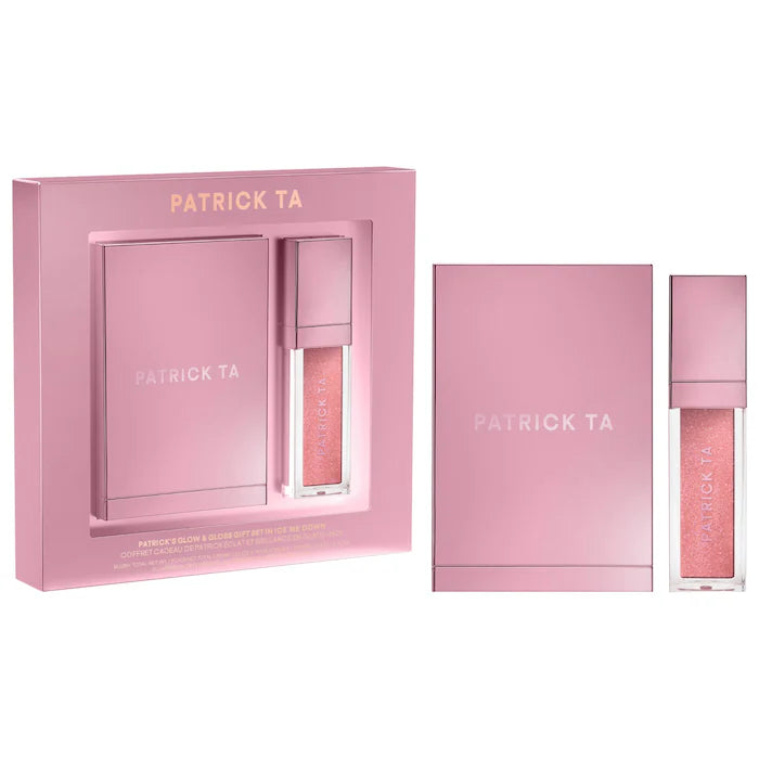 SET PATRICK TA GLOW AND GLOSS SET ICE ME DOW NAVIDAD PREVENTA