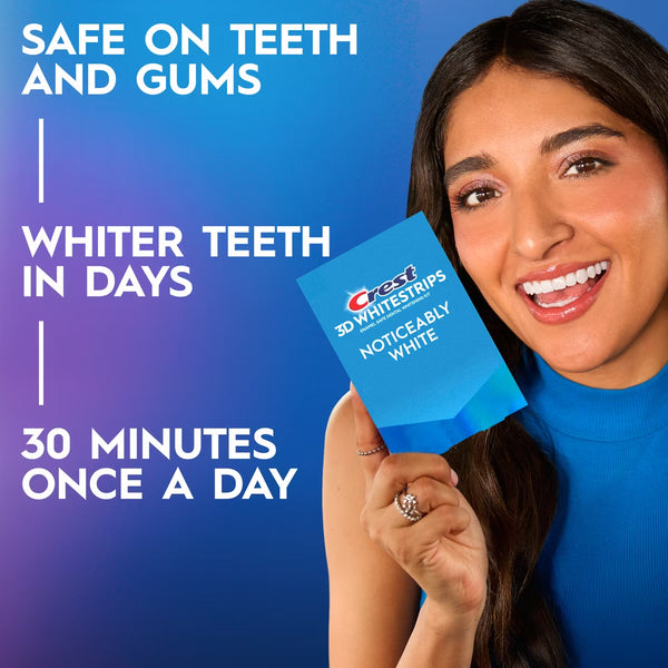 3D CREST TIRAS BLANQUEADORAS PARA DIENTES EN 30 MINUTOS 10 U PREVENTA