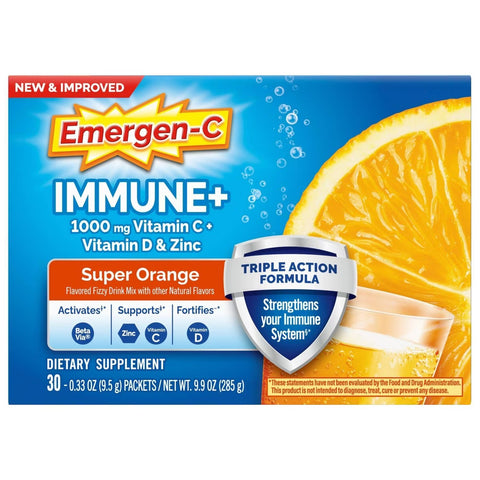 EMERGEN C 30 SOBRES DE VITAMINA C, VITAMINA D Y ZINC PREVENTA