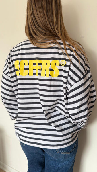 SCUFFERS POLERA MANGA LARGA AZUL