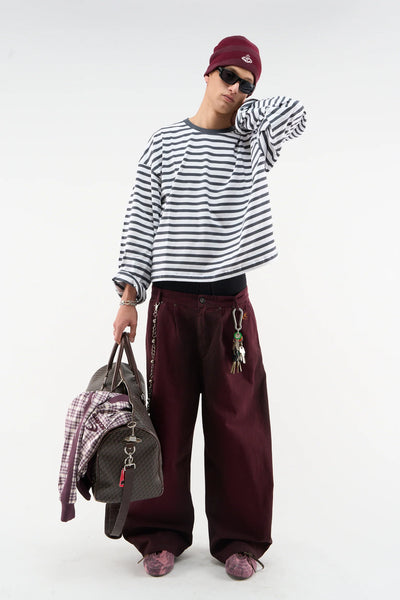 SCUFFERS POLERA MANGA LARGA AZUL