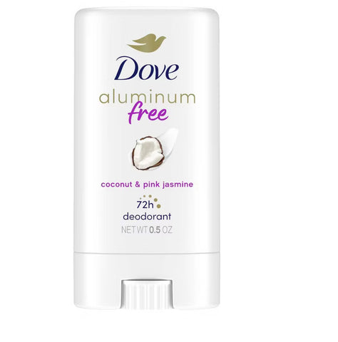 DOVE DESODORANTE SIN ALUMINIO COCONUT & PINK JASMINE MINI TRAVEL SIZE
