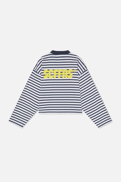 SCUFFERS POLERA MANGA LARGA AZUL