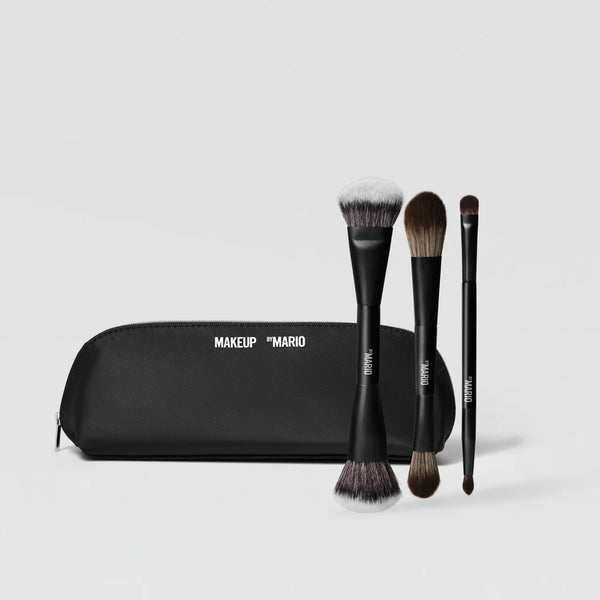 MAKEUP BY MARIO MARIO’S FACE AND EYE BRUSH TRIO CON ESTUCHE EDICION LIMITADA