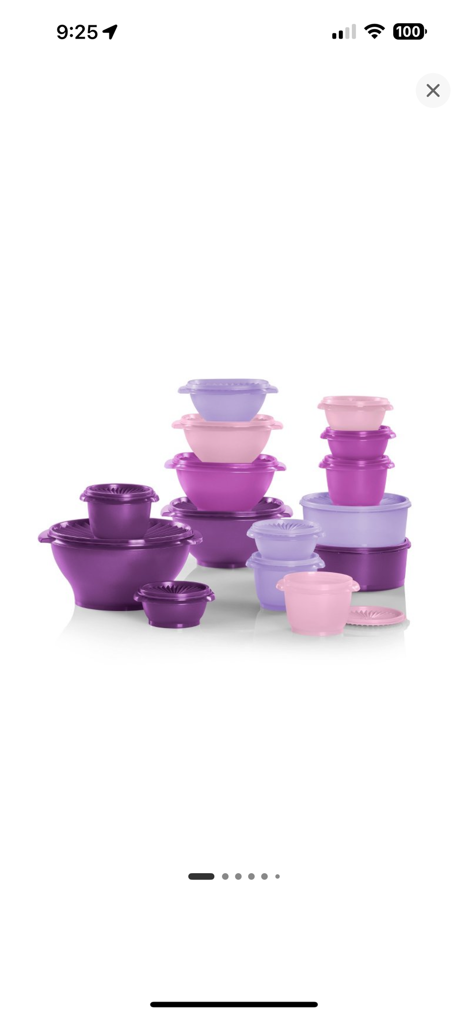 TUPERWARE SET PREVENTA FLO