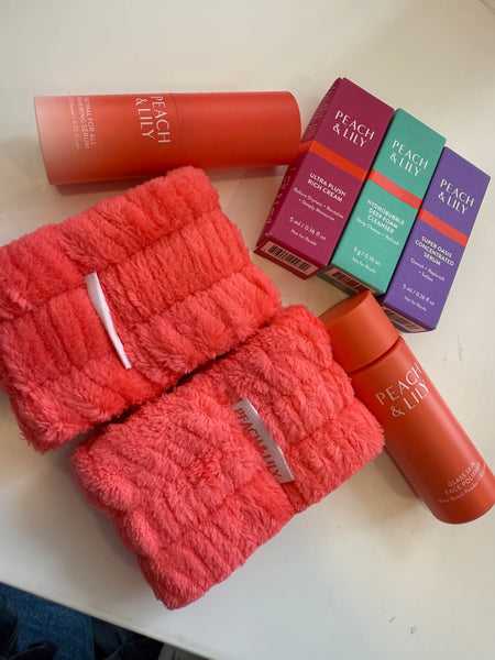 SET PEACH AND LILY SKIN CARE TRAVEL SIZE EDICIÓN MEGA LIMITADA