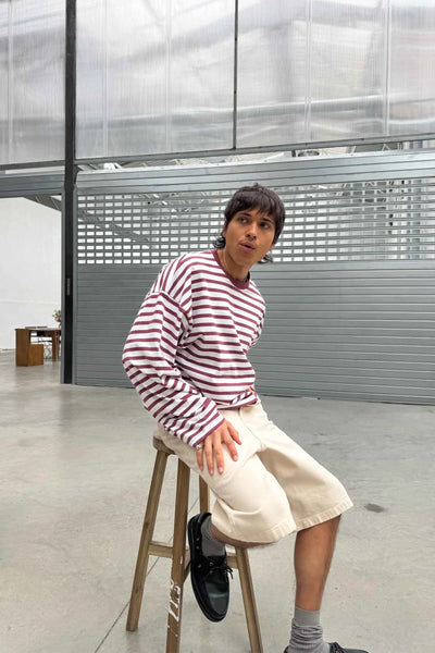 SCUFFERS POLERA MANGA LARGA BURDEO