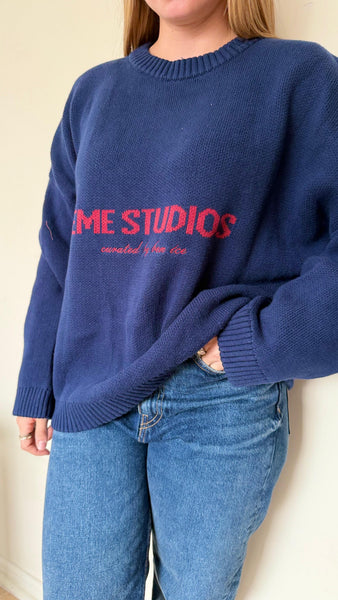 SWEATER EME STUDIO MASTER INDIGO TALLA M