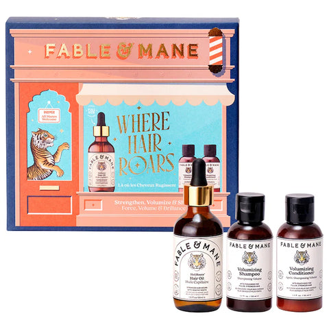 FABLE & MANE SET ESTIMULACIÓN Y CRECIMIENTO DE CABELLO PREVENTA