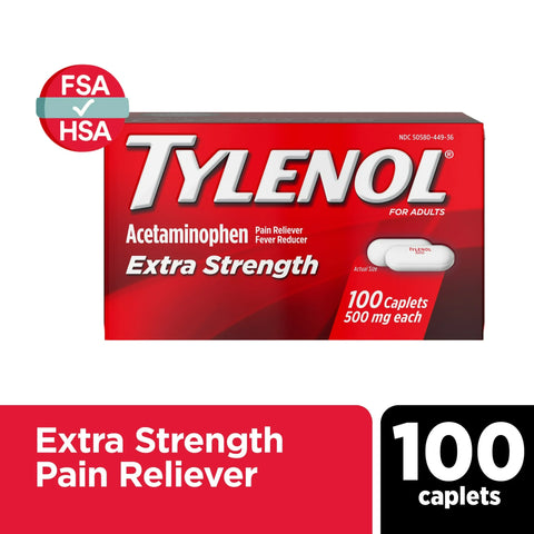 TYLENOL EXTRA STRAIGHT 100 U PREVENTA