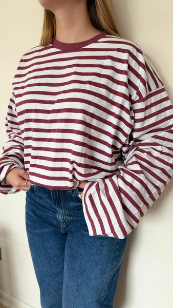 SCUFFERS POLERA MANGA LARGA  BURDEO