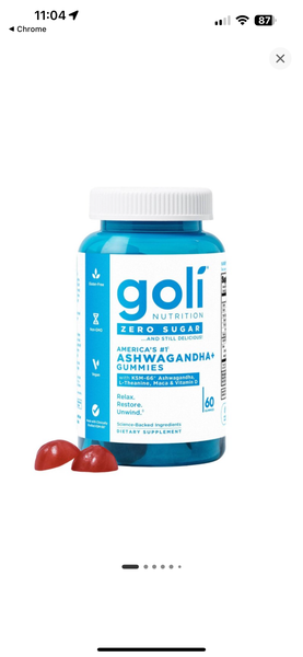GOLI ASHAWANDA ZERO SUGAR GOMITAS PREVENTA