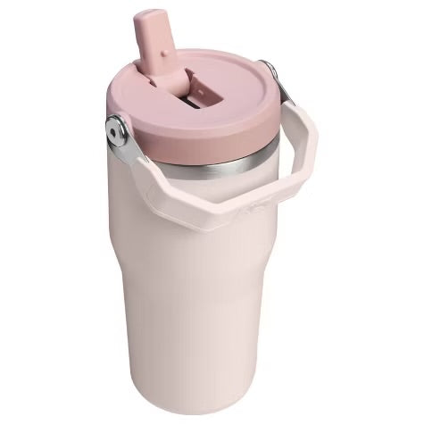 STANLEY 20 oz BOTELLA STAINLESS STEEL ICE FLOW 2.0 ROSE QUARTZ TAPA ROSADA