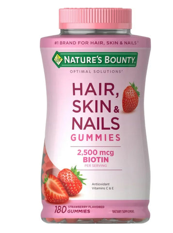 HAIR, SKIN AND NAILS VITAMIN GOMITAS BIOTINA 180U