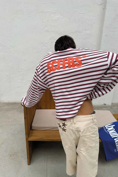 SCUFFERS POLERA MANGA LARGA BURDEO