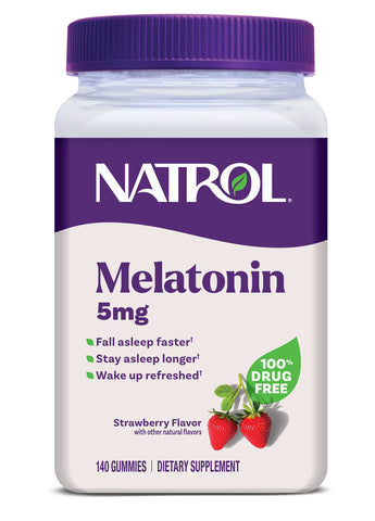 GOMITAS NATROL MELATONINA 5MG 140U