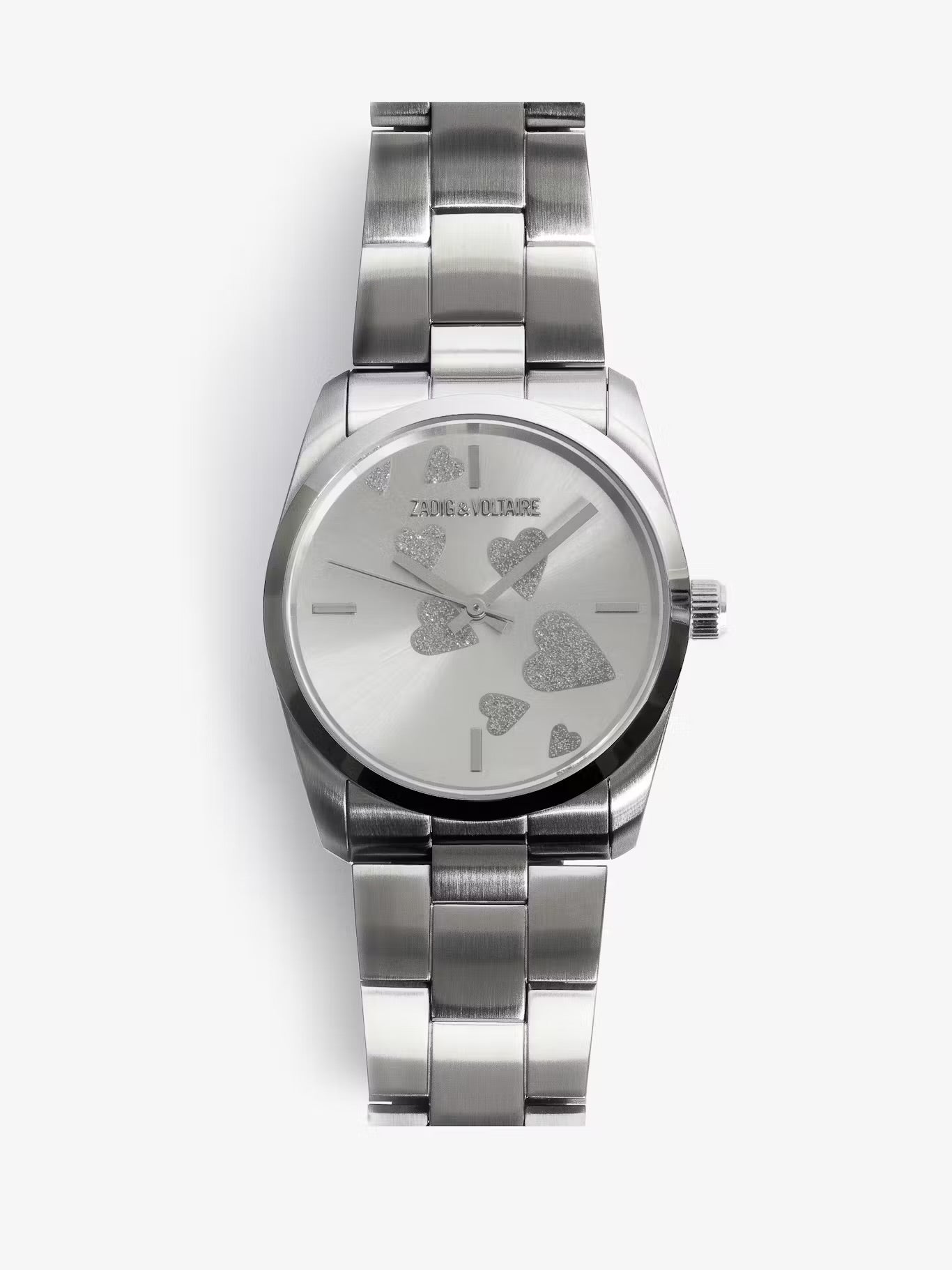 ZADIG & VOLTAIRE RELOJ STRASS HEART PLATEADO PREVENTA