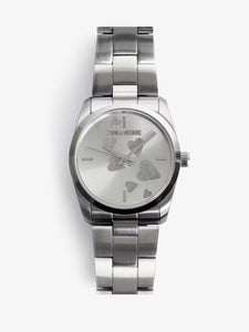 ZADIG & VOLTAIRE RELOJ STRASS HEART PLATEADO PREVENTA