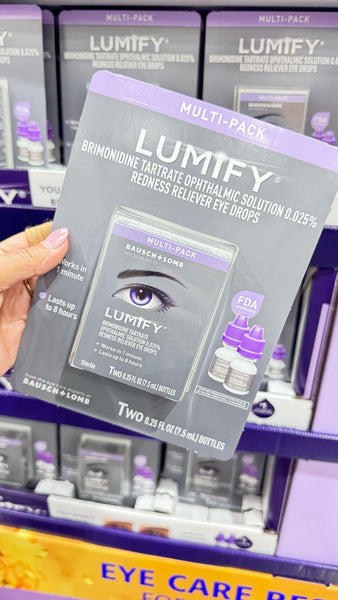 LUMIFY EYE DROP GOTITAS PARA LA ROJEZ 7.5 ML PACK 2 PREVENTA