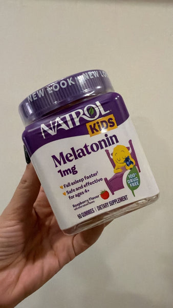 GOMITAS MELATONINA NATROL KIDS 1mg 60 UNIDADES