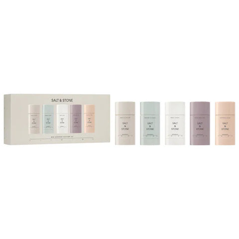 SET SALT & STONE MINI DELDORANT TRAVEL SIZE PREVENTA