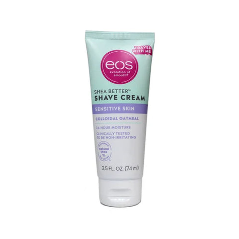 EOS CREMA PARA AFEITAR SHAVE CREAM SENSITIVE SHEA BUTTER TRAVEL SIZE 74 ML PREVENTA
